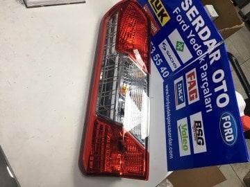 Transit Arka Stop Lambası Sol Minibüs Duylu Ampullü 14-23 Arası Orjinal  bk3113405