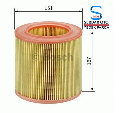 Audi Hava Filtresi A6 2.0Tdi 2.0Tfsi 08-11 Arası 4F0133843A Bosch F026400027