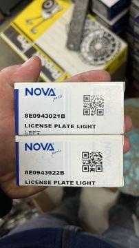 Audi PLAKA LAMBASI SOL AUDİ A3 A4 A6 Q7 8E0943021B NOVA K-23