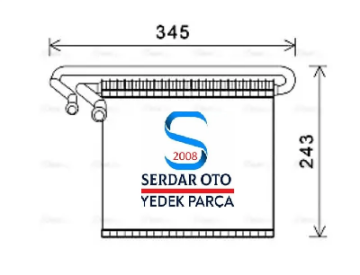 FORD FOCUS KALORİFER RADYATÖRÜ TDCİ BENZİNLİ (EVAPARATÖR) 11-SONRASI KALE 416995 AV6N19850AA