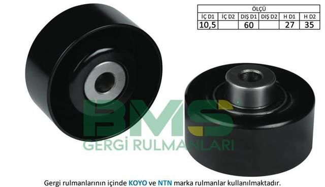 Ford Connect V KAYIŞ GERGİ BİLYASI CONNECT 2T1Q 19A216 BA BMS110D