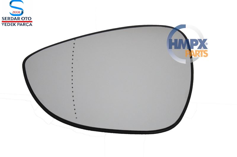 FORD FİESTA AYNA CAMI SOL ASREFİK ÇİZGİLİ GENİŞ AÇI 09-17 ARASI 8A6117K741DD
