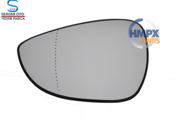 FORD FİESTA AYNA CAMI SOL ASREFİK ÇİZGİLİ GENİŞ AÇI 09-17 ARASI 8A6117K741DD