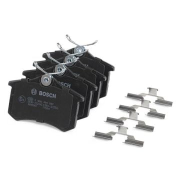 Volkswagen ARKA FREN BALATA TAKIMI GOLF4 GOLF5 PASSAT B5 JETTA  POLO LEON İBİZA TOLEDO OCTAVİA AUDİ3-AUDİ4 SKODA fabia Scirocco KAMİq scala 0986494597 0986494387 BOSCH 2Q0698451  1J0698451J 5Q0698451E