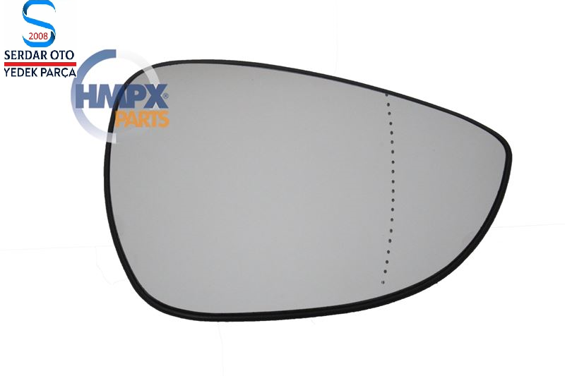 FORD FİESTA AYNA CAMI SAĞ ASREFİK ÇİZGİLİ GENİŞ AÇI 09-17 ARASI 8A6117K740DD