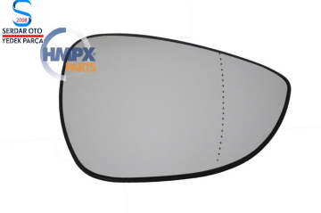 FORD FİESTA AYNA CAMI SAĞ ASREFİK ÇİZGİLİ GENİŞ AÇI 09-17 ARASI 8A6117K740DD