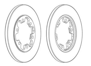 Transit Arka Fren Diski 6 Bijon Çift Teker BSG 30210031 BK312A315BD KK312A315BA