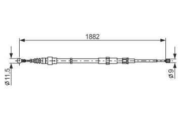 FREN TELİ. 1882 MM