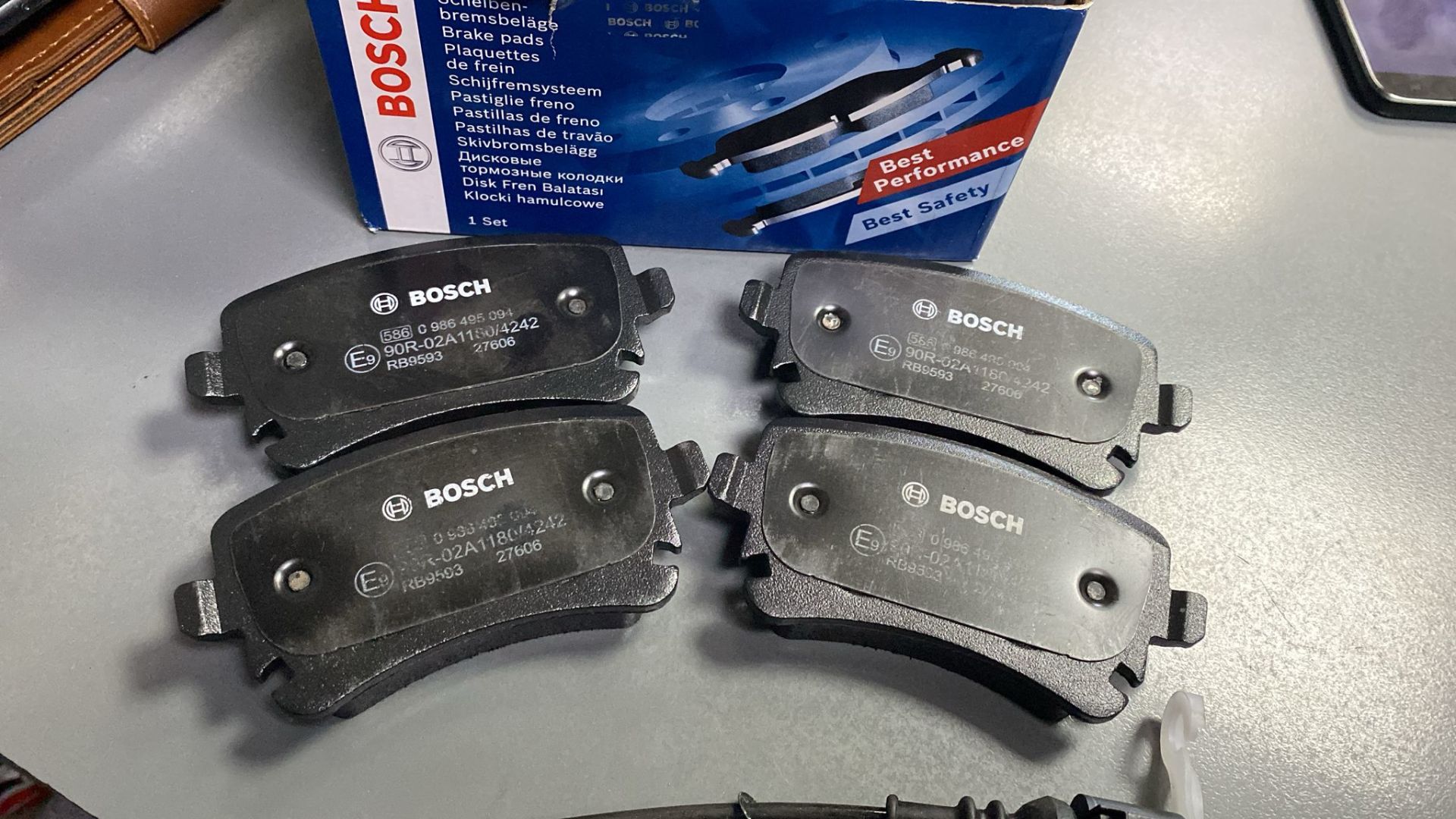 Arka Fren Balata Takımı Transporter T5 T6 A6 Bosch 0986495094 7h0698451a