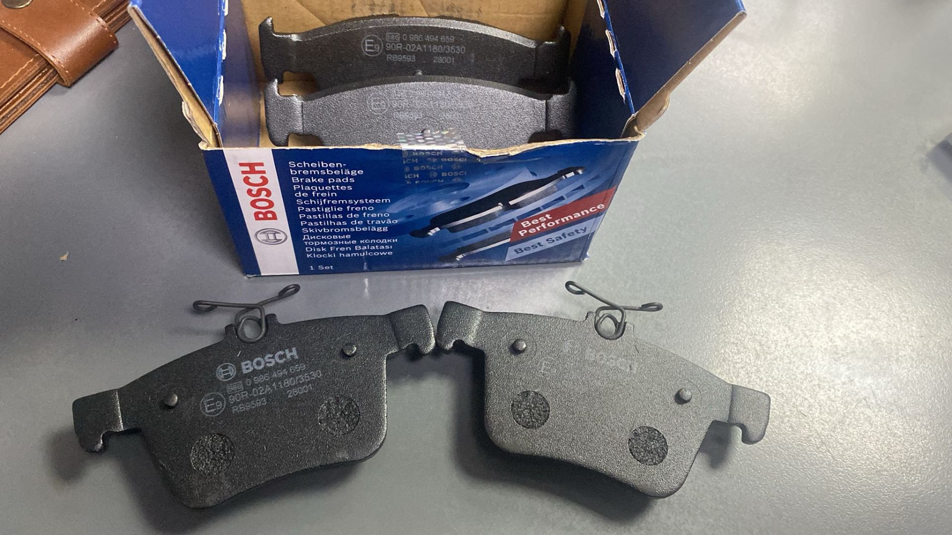 Volkswagen Arka Fren Balata Takımı Golf7 Leon Audi3 Süperb Passat Octavia Kodiaq Bosch 3Q0698451J 0986494659 494658 8V0698451C 5Q0698451P N