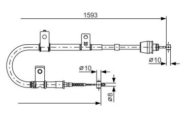 FREN TELİ. 1593 MM
