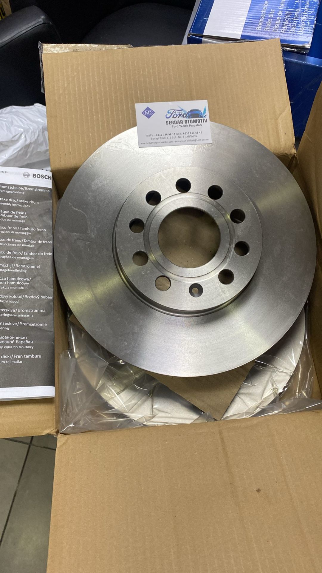 Ön Fren Disk Takımı Golf7 Caddy Passat Jetta Octavia Altea Audi A3 Bosch 0986479939 288m 1K0615301T 5C0615301A