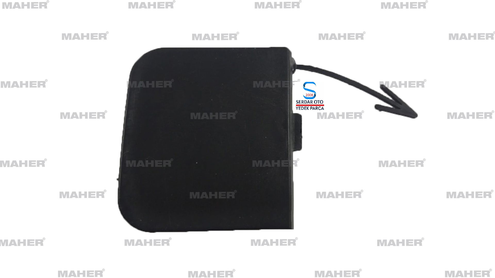 Volkswagen Passat B7 Arka Tampon Çeki Kapağı 1-14 Arası Maher 12829 3AE807441GRU R-2-10