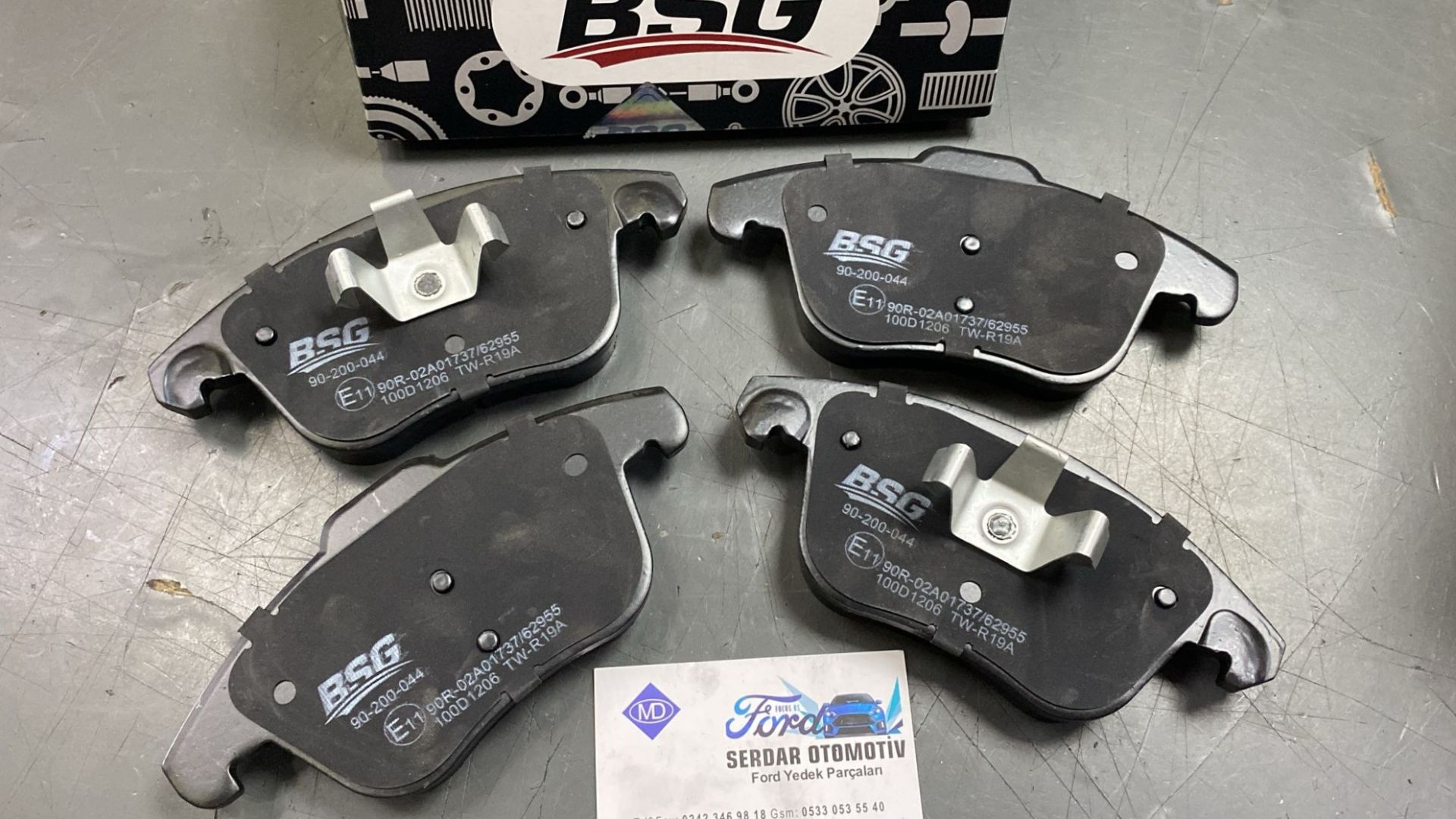 Ön Fren Balata Takımı POLO-JETTA-Audi1 Bsg 90200044 5C0698151 8X0698151