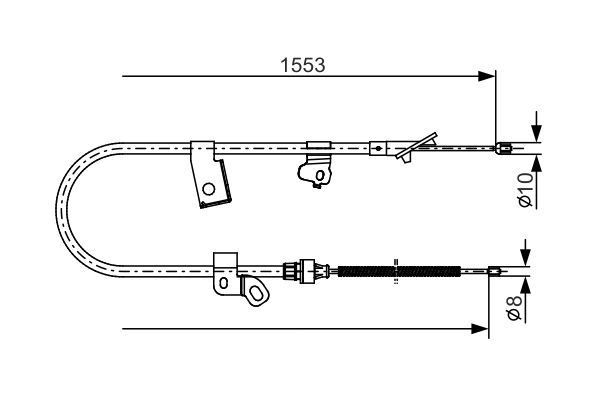 FREN TELİ. 1553 MM