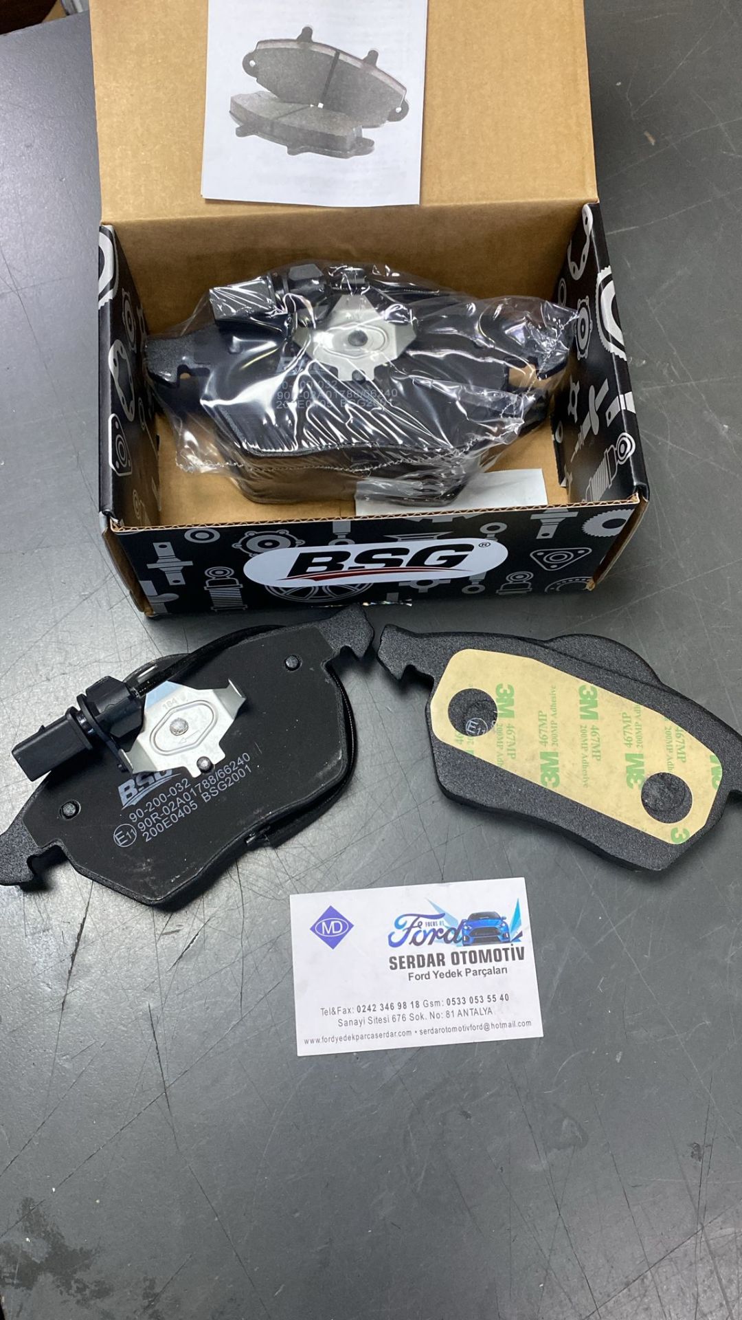 Ön Fren Balata Takımı Audi4 Audi6 Passat 97- sonrası BSG90200032 4B0698151J