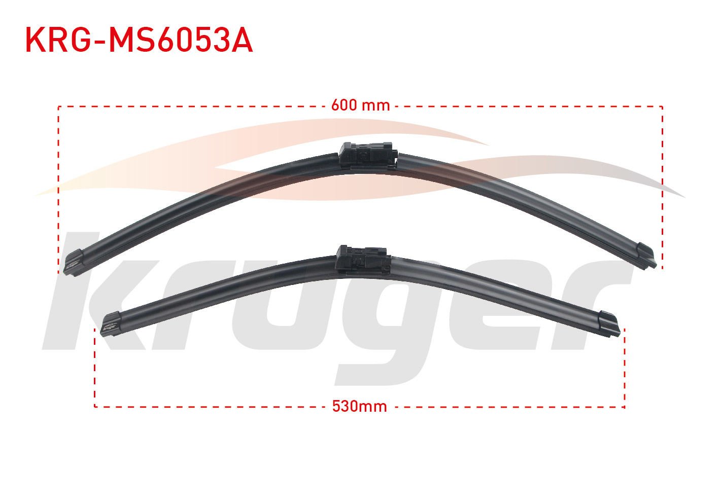 Vw Ön Cam Silecek Takımı Tiguan 5n 2007-2016 Yıllar arası 600-530mm Krg 6053A 5N1998002