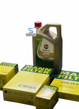 Volkswagen Passat b8 Yağ Bakım Filtre Seti 1.6Tdi DCXA Mann - Castrol 5w30 Edge