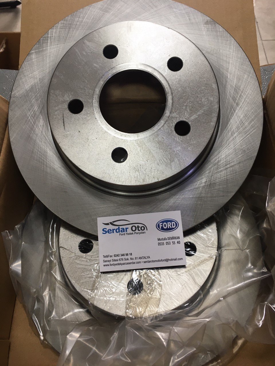 Ford Arka Fren Disk Takımı 2005-2015 Yıllar Arası Focus Cmax VolvoS40 BOSCH 265MM 0986479169 9M51 2A315 BB