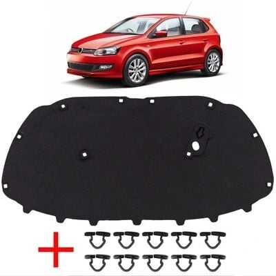 POLO MOTOR KAPUT KEÇESİ KLİPSLİ İZALATÖRÜ 1.KalIte-POLO 2011-2018 ARASI 6R0863831B
