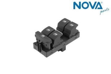 Ön Cam Düğmesi Sol Dörtlü KROMLU GOLF7-PASSAT B8 OCTAVİA ARTEON POLO TAİGO-T-CROSS-T-ROC-TİGUAN-KAROQ-KODİAQ-SUPERB-ATECA-FORMENTOR İBİZA 5G0959857C NOVA ZSW1453K-31