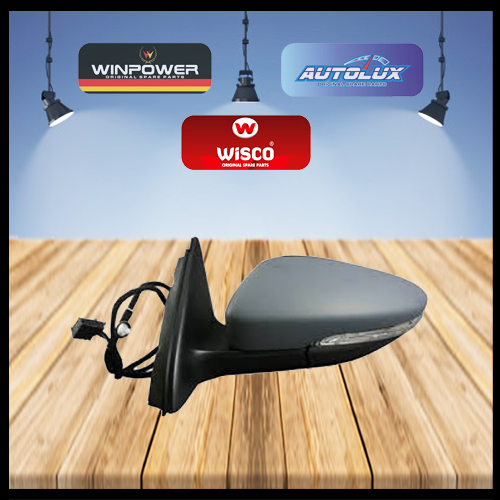 JETTA DIŞ DİKİZ AYNASI SOL ELEK ISITMALI SİNYALLİ 6 FİŞ 2011- SONRASI 5C7857507B-WİSCO  3-K