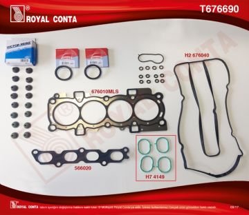 ÜST TAKIM CONTA FORD FOCUS II 1.6Ti 115HP 07 FOCUS III 1.6Ti 105-120-125HP 10 MONDEO IV 1.6 Ti