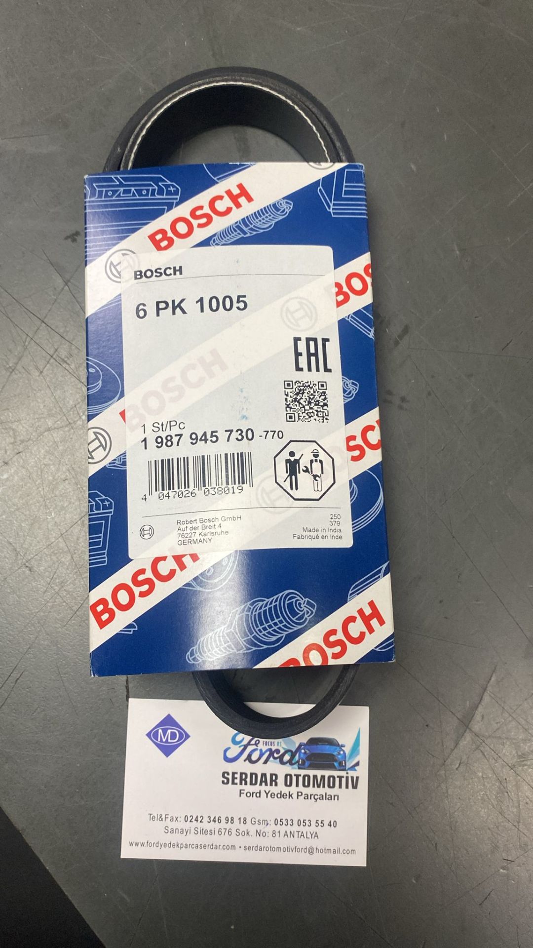 V Kayışı Golf7 A3 Leon İbiza Fabia AMF Bosch 1987945730 6PK1005  6PK1000