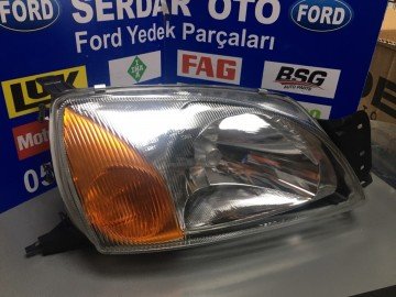 Ford Fiesta Ön Far Sağ Sarı Sinyalli 1999-2001 Yıllar Arası Gülen Yüz 4311146R Depo