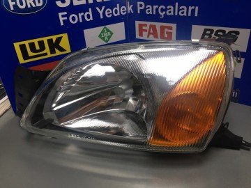 Ford Fiesta Ön Far Sol Sarı Sinyalli 1999-2001 Yıllar Arası Gülen Yüz 4311146L Depo