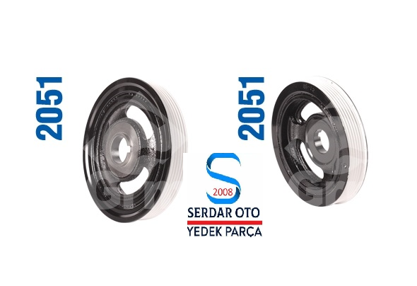 Focus Cmax Fiesta Courier Volvo s40 Krank Kasnağı Açık Tip Tdci Dizel Grm 2051 AV6Q6B319