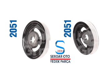 Focus Cmax Fiesta Courier Volvo s40 Krank Kasnağı Açık Tip Tdci Dizel Grm2051 AV6Q6B319 (Kargosu Ücretsiz)