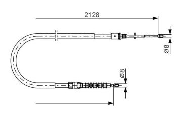 FREN TELİ. 2128 MM