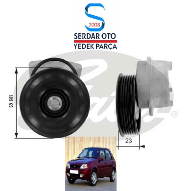 Ford Fiesta V Kayış gergisi Komple klimalı +ac 1.25 Benzinli Fiesta 96mf6a228 531054110