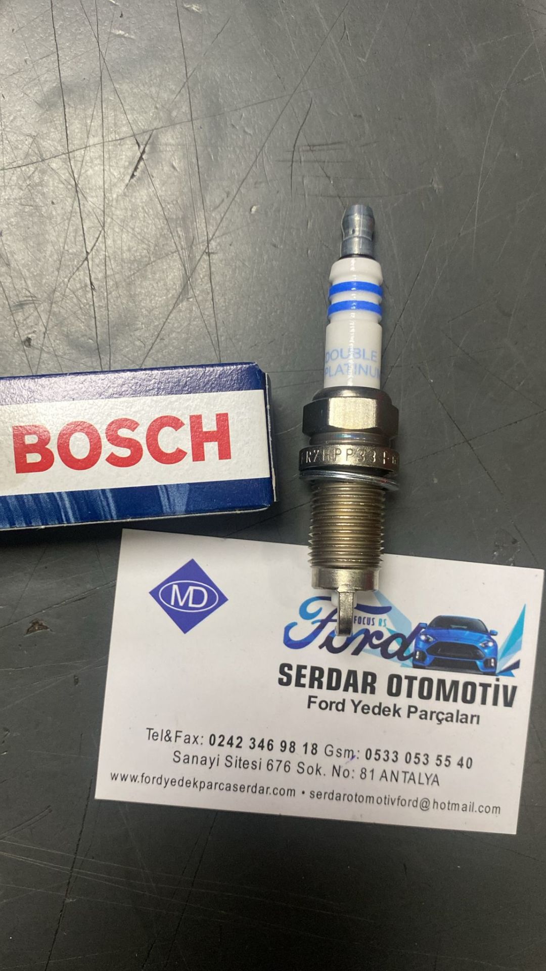 Ateşleme Bujisi Double Platinum GOLF4 BORA LEON TOLEDO BCB FR7HPP33+ Bosch 0242236566