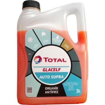 Total Glacelf Auto Supra Organik Antifriz 3 Litre Yüksek Performanslı Kışa Hazır Koruma