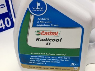 Castrol Antifiriz Kırmızı Castrol Organik 3lt 4 MEVSİM