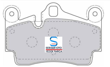 Audi Q7 Touareg Arka Fren Balata Takımı 7L0698451B Feredo FDB1627 ZA-51