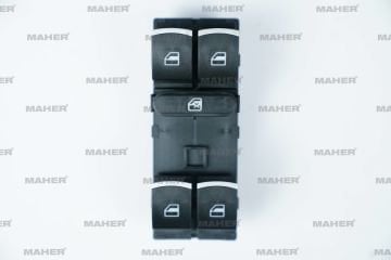 ÖN SOL CAM DÜĞME DÜĞME AÇMA GOLF6 / PASSAT B7 / JETTA / TİGUAN 10-Sonrası  (DÖRTLü) KROMLU 5K4959857A HİMPEKS 3-53