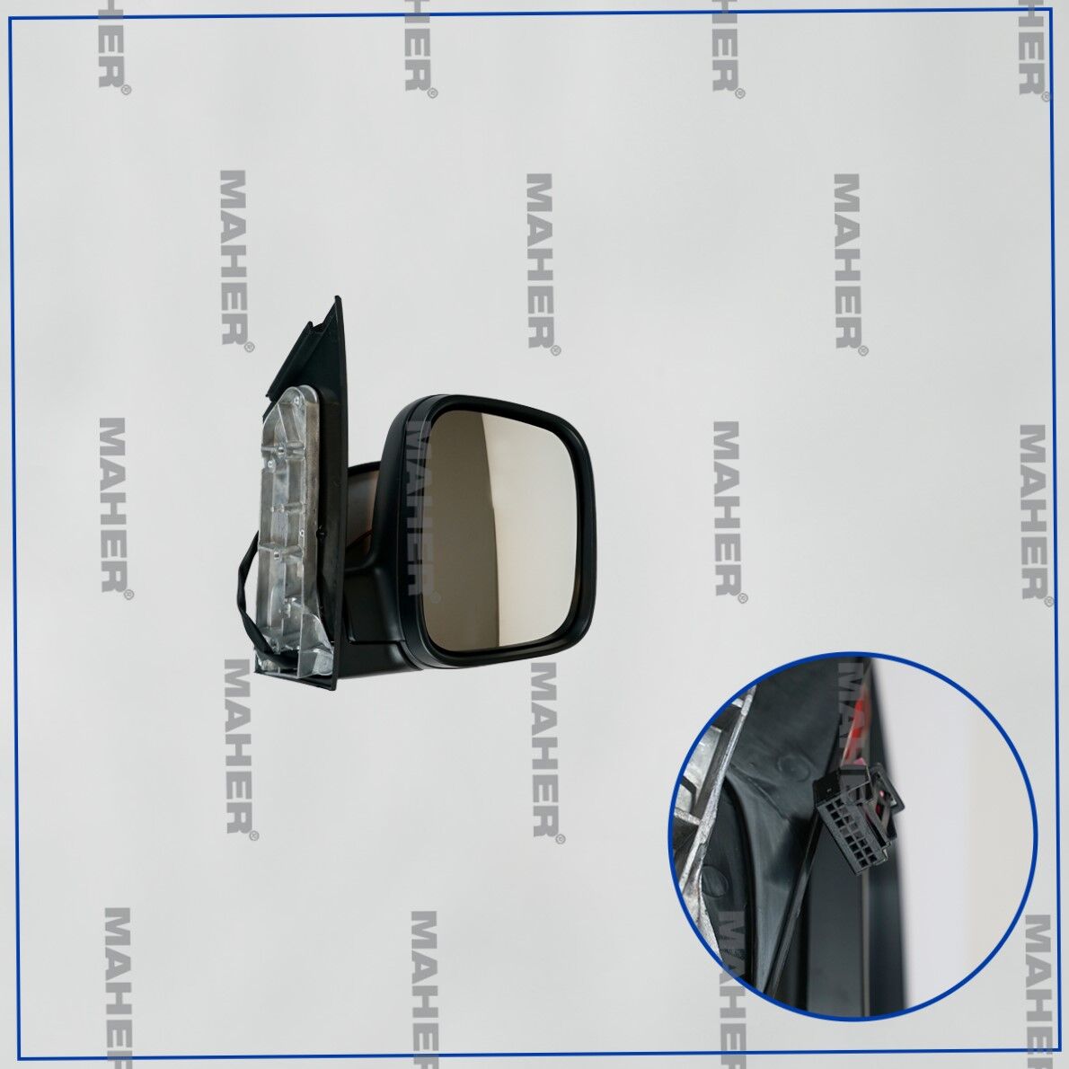 Caddy sağ ayna elektirikli komple dikiz 04-15 arası MHR-15228 2K1857508K 9B9 ORT-ÜST