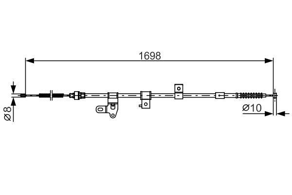 FREN TELİ. 1698 MM