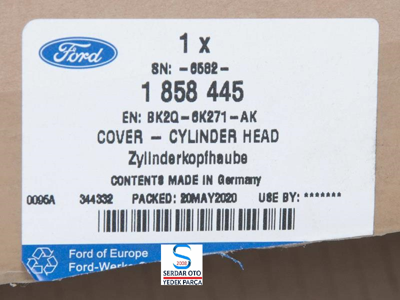 Ford Custom Transit 155ps 2.2 Tdci Külbülatör Kapağı Ford Otosan BK2Q6K271AK