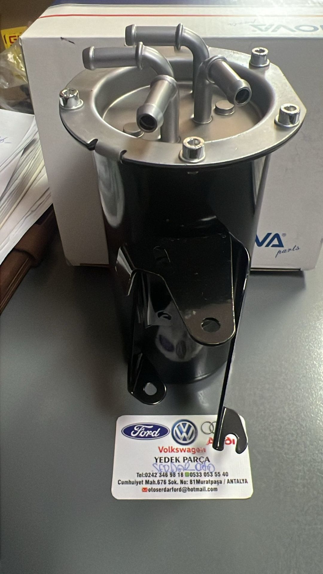 MAZOT YAKIT FİLTRESİ KOMPLE 3C0127400D CADDY -PASSAT-JEtta-Audi A3- OCTAVİA-SUPERB 1.6-1.9-2.0 TDİ BKD-BLS-CAYB-CAYC-BJB NOVA 2-52-AR