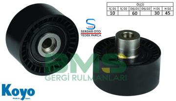 Ford FİESTA 1.4 TDCİ V KAYIŞ GERGİ BİLYASI 2002-2008 ARASI BMS222 2S6119A216BC