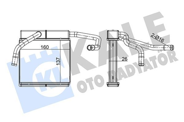 KALORİFER RADYATORU BRAZING AL/AL FORD RANGER 98 06 MAZDA B-BT-50