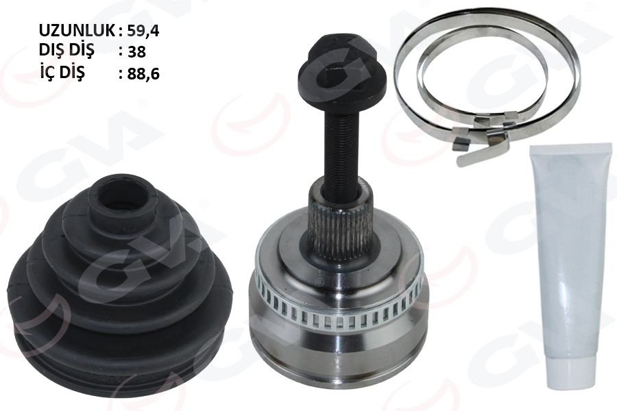 AKS KAFASI DIŞ A4-A6 1.6-1.8 T-2.0 00-04 ALZ-AVJ-ALT 1.6-1.8 T-2.0