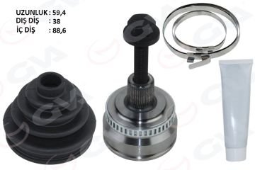 AKS KAFASI DIŞ A4-A6 1.6-1.8 T-2.0 00-04 ALZ-AVJ-ALT 1.6-1.8 T-2.0