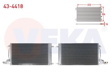 Vw Klima Radyatörü Polo İbiza Audi1 Fabia 6R0820411D 6R0820411L MGA 82152 DEPO