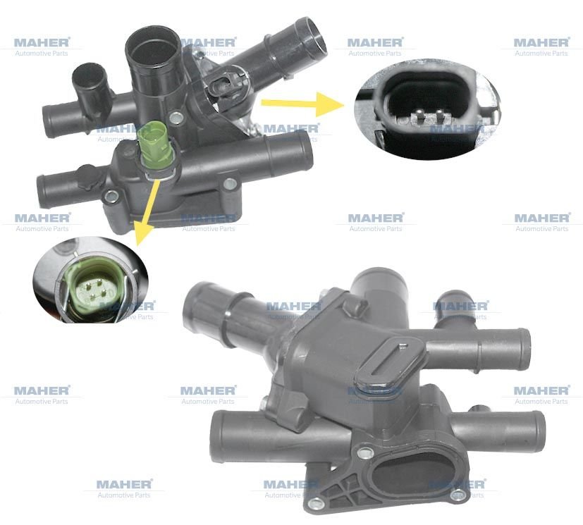 TERMOSTAT KOMPLE GOLF4 / A3 / BORA 02-06 AVU-BFQ 1.6 MANUEL KALE 572815 06A121111 3-35