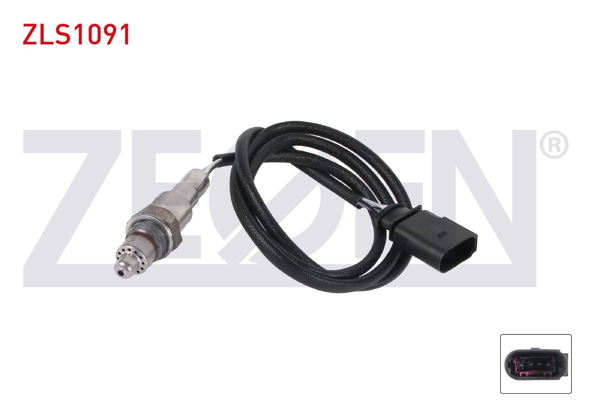 AUDİ VOLKSWAGEN LAMBDA (OKSİJEN) SENSÖRÜ 1050 mm AUDİ A3 POLO-TOLEDO-İBİZA-FABİA JETTA IV 1.6 (CFNA-CLRA) 2013-2019 04E906262AL CC ZLS1091 3-39